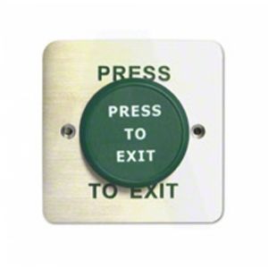 LockMonster Large Green Press To Exit Dome Button